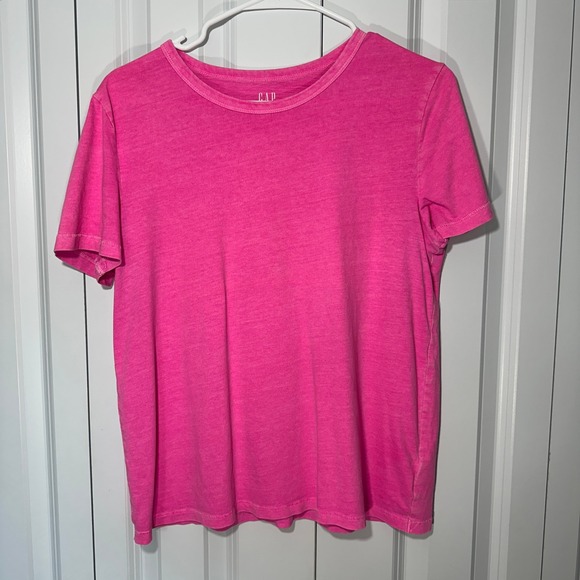 GAP Tops - Gap T-Shirt Womens Small Pink Organic Cotton Vintage Soft Short Sleeve Crewneck